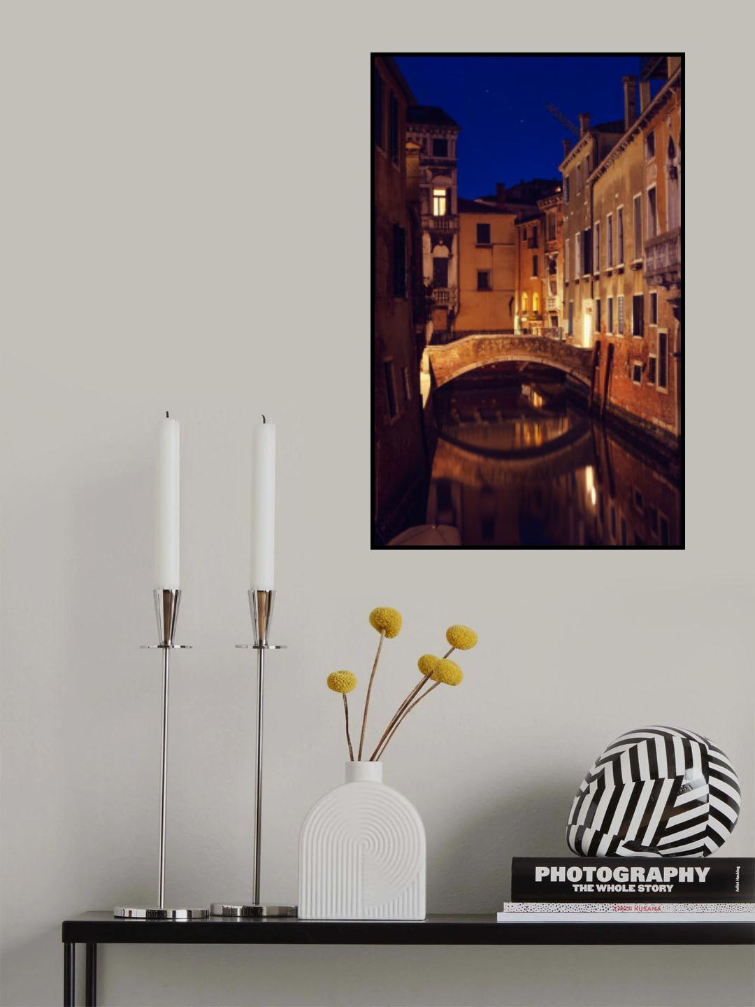 Venice by night Poster och Canvastavla