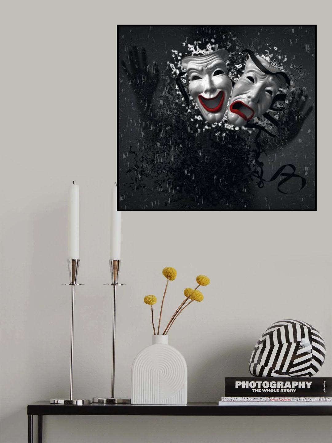Confrontation. Poster och Canvastavla