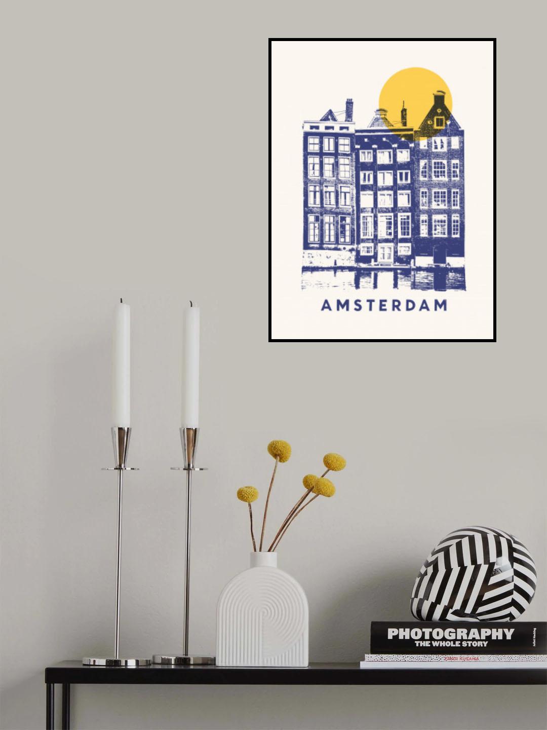 Amsterdam ★★★ Poster och Canvastavla