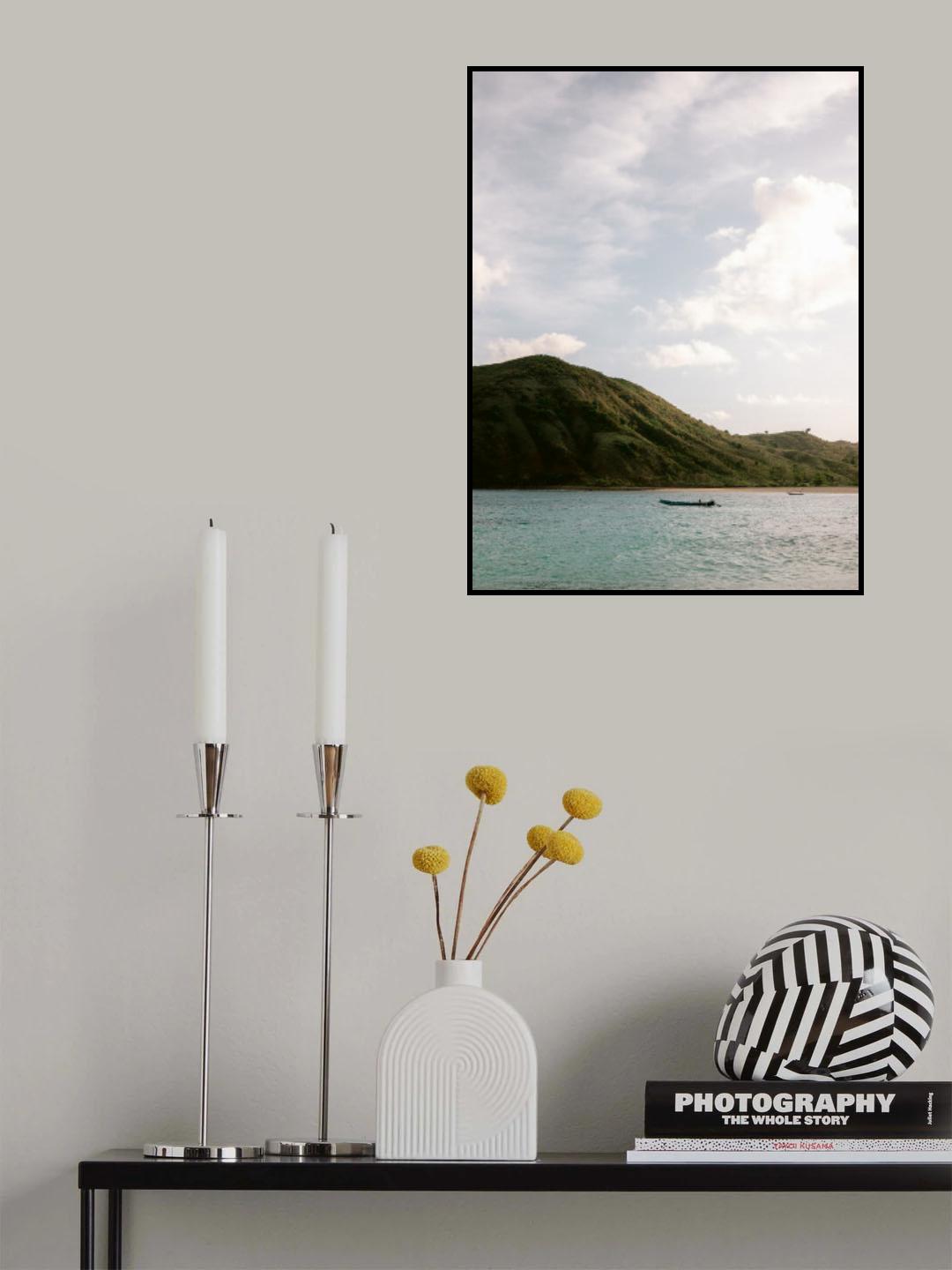 Mawun beach Lombok Indonesia Poster och Canvastavla