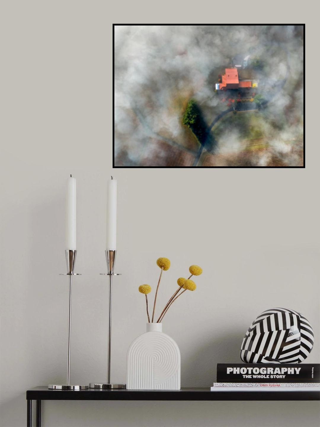 Foggy winery Poster och Canvastavla