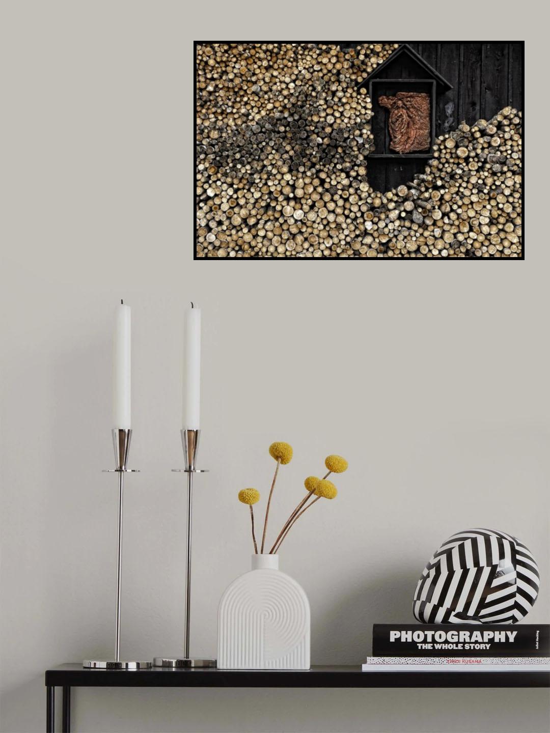 Wooden madonna Poster och Canvastavla