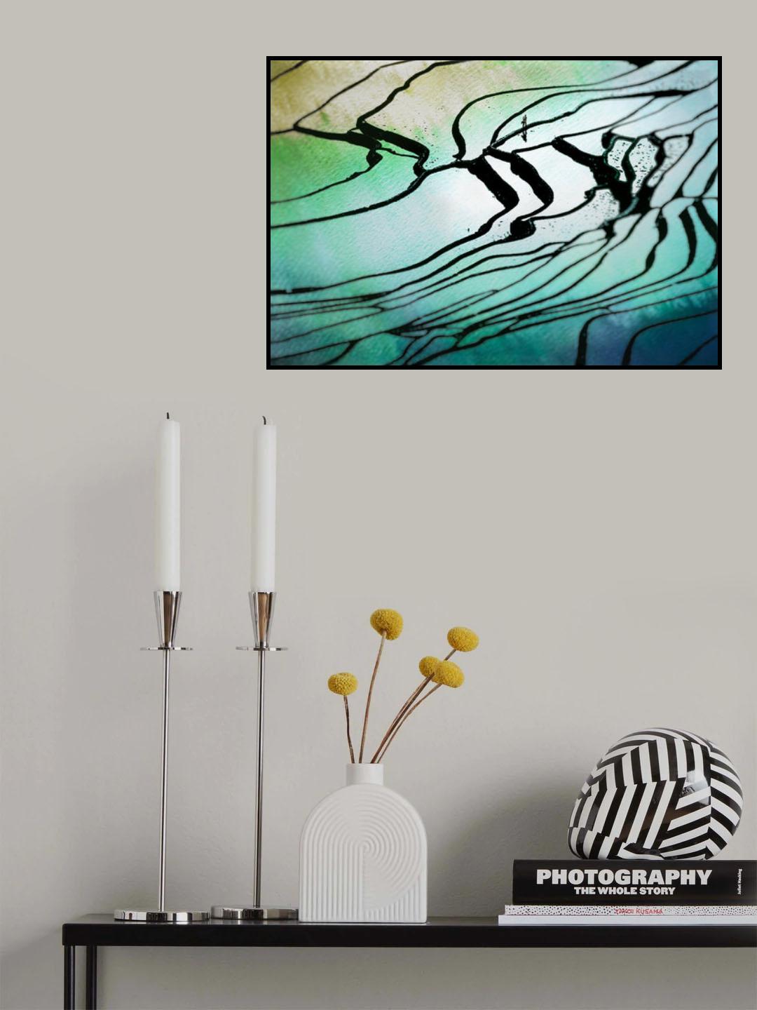 Rhythm of paddy field b Poster och Canvastavla