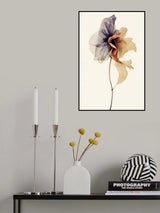Chiffon Flower Poster och Canvastavla
