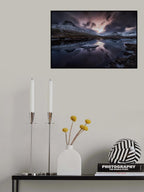invierno en los fiordos Poster och Canvastavla