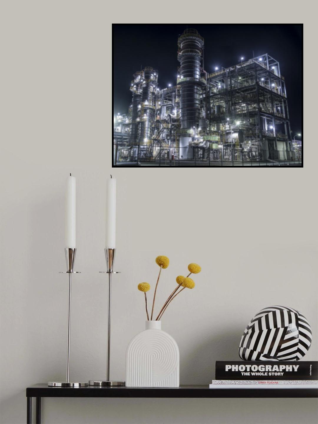 techno-scape Poster och Canvastavla
