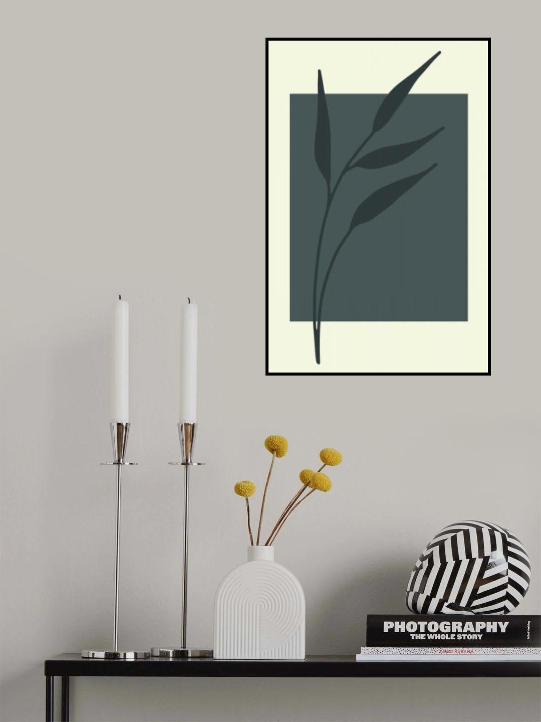 Abstract Minimal Plants #4 Poster och Canvastavla