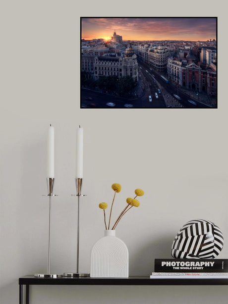 Madrid city Poster och Canvastavla
