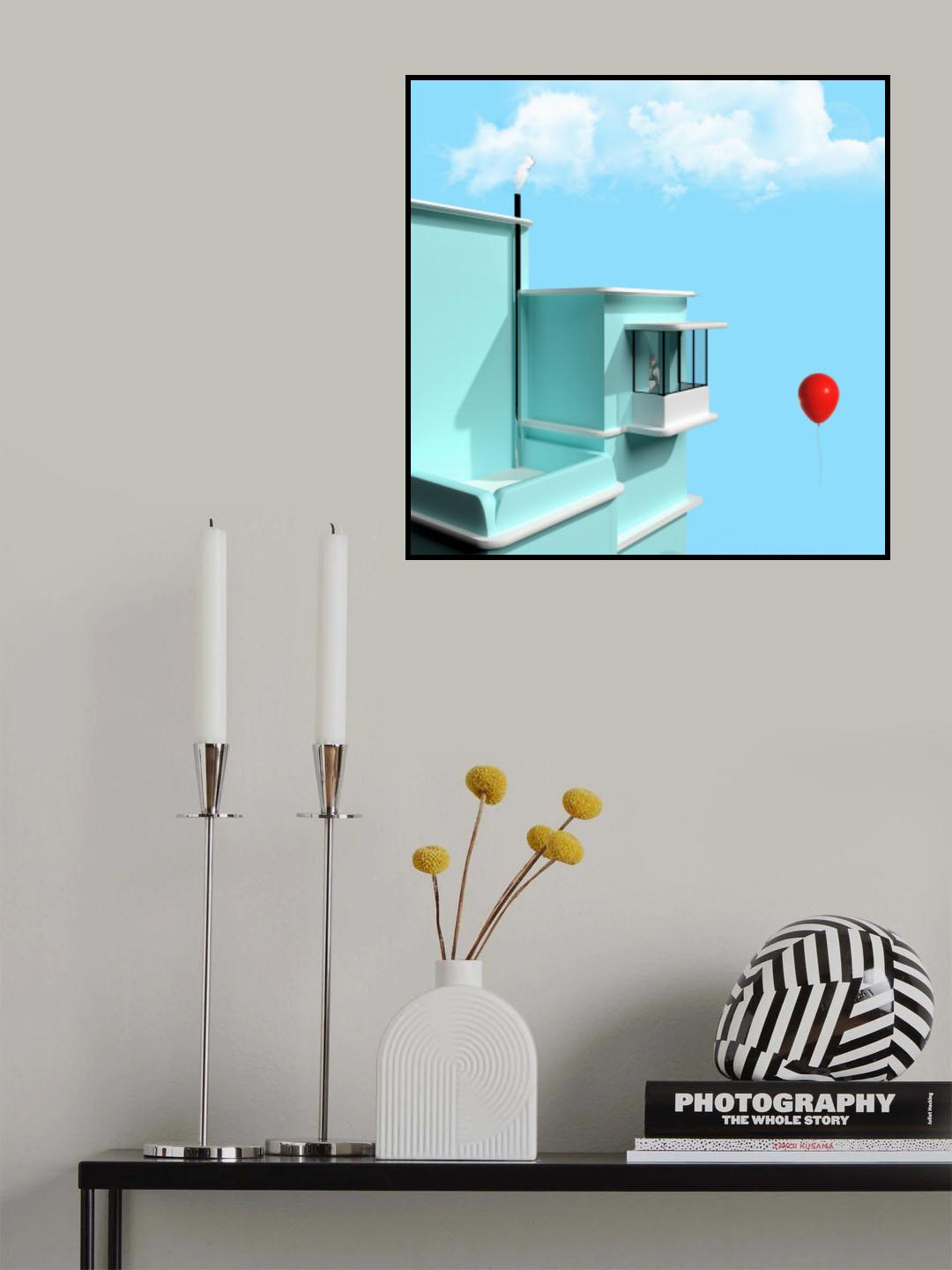 the red balloon Poster och Canvastavla
