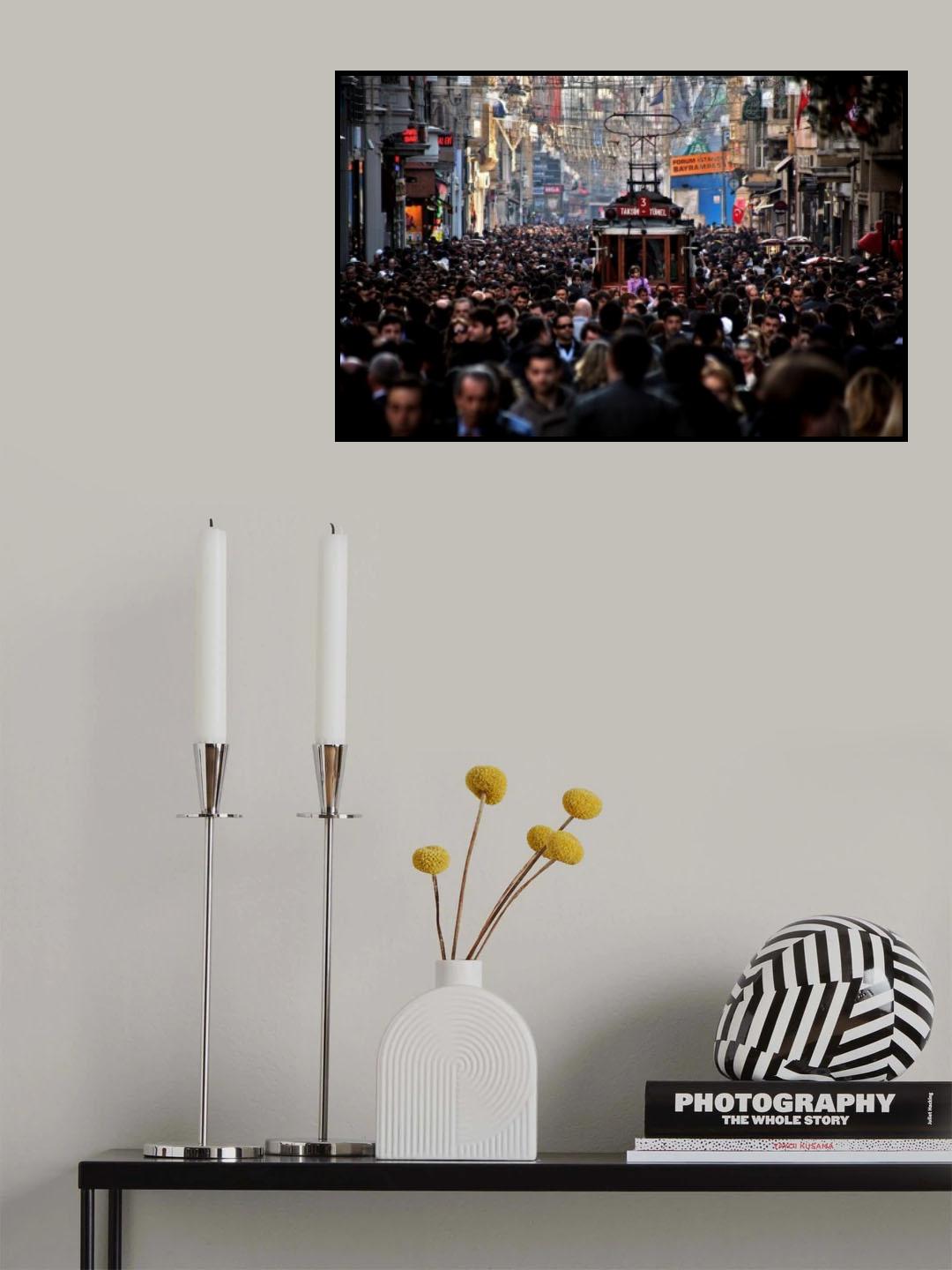 Boat on the river Poster och Canvastavla