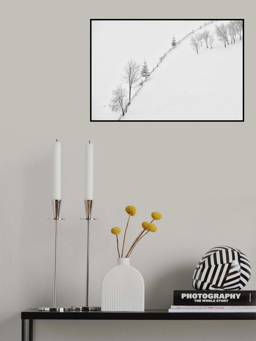 Poetry in black and white Poster och Canvastavla