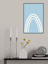 Black and White Rainbow Poster och Canvastavla