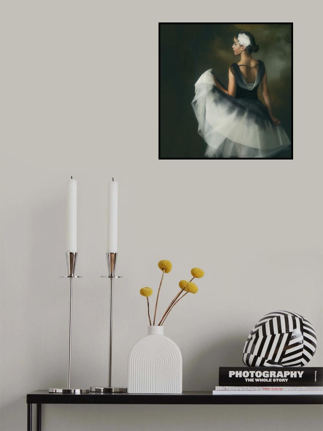 Sophia . Dying Swan , Swan Lake Poster och Canvastavla