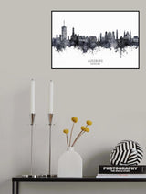 Augsburg Germany Skyline Poster och Canvastavla