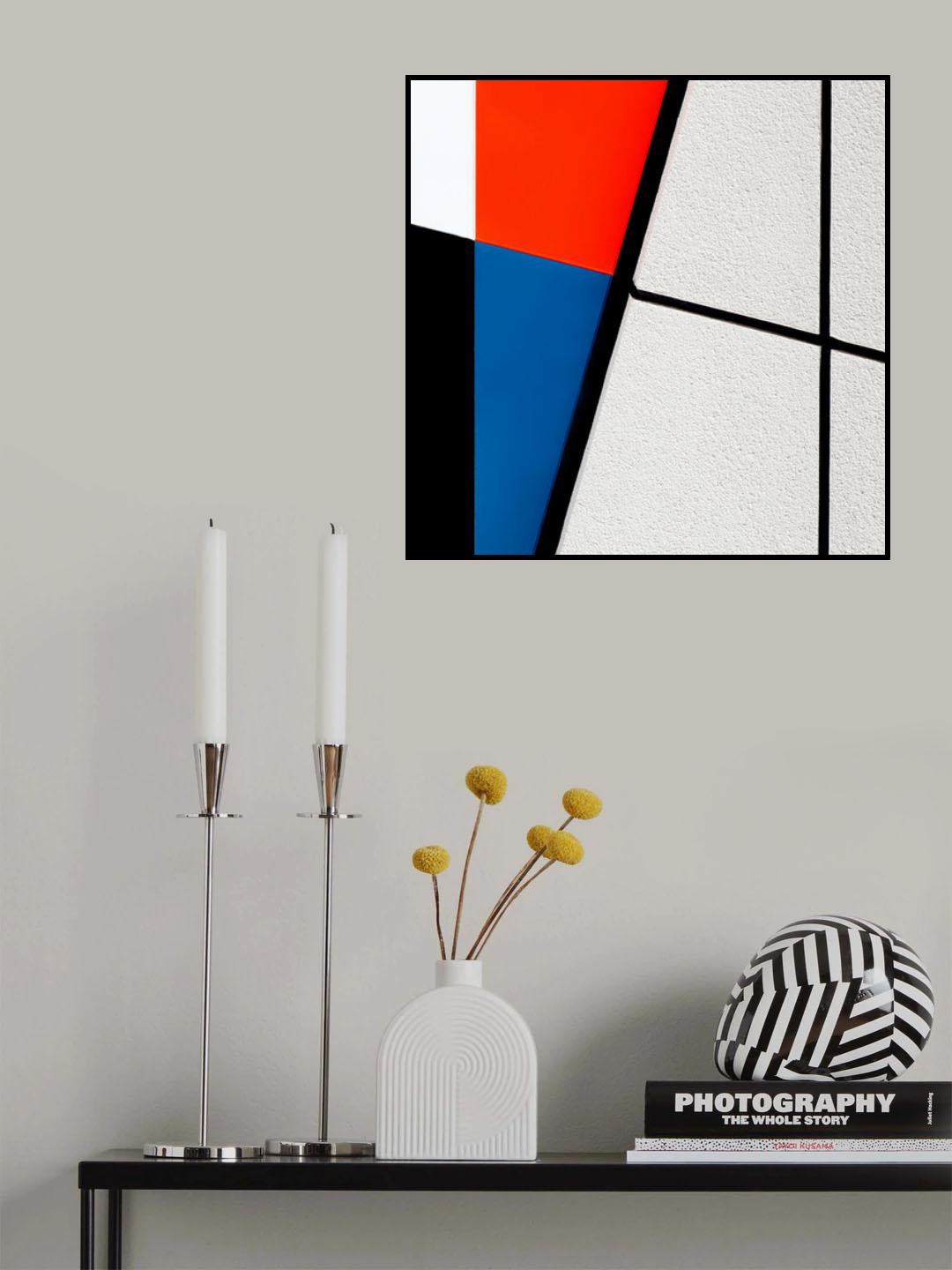 Colours with lines Poster och Canvastavla