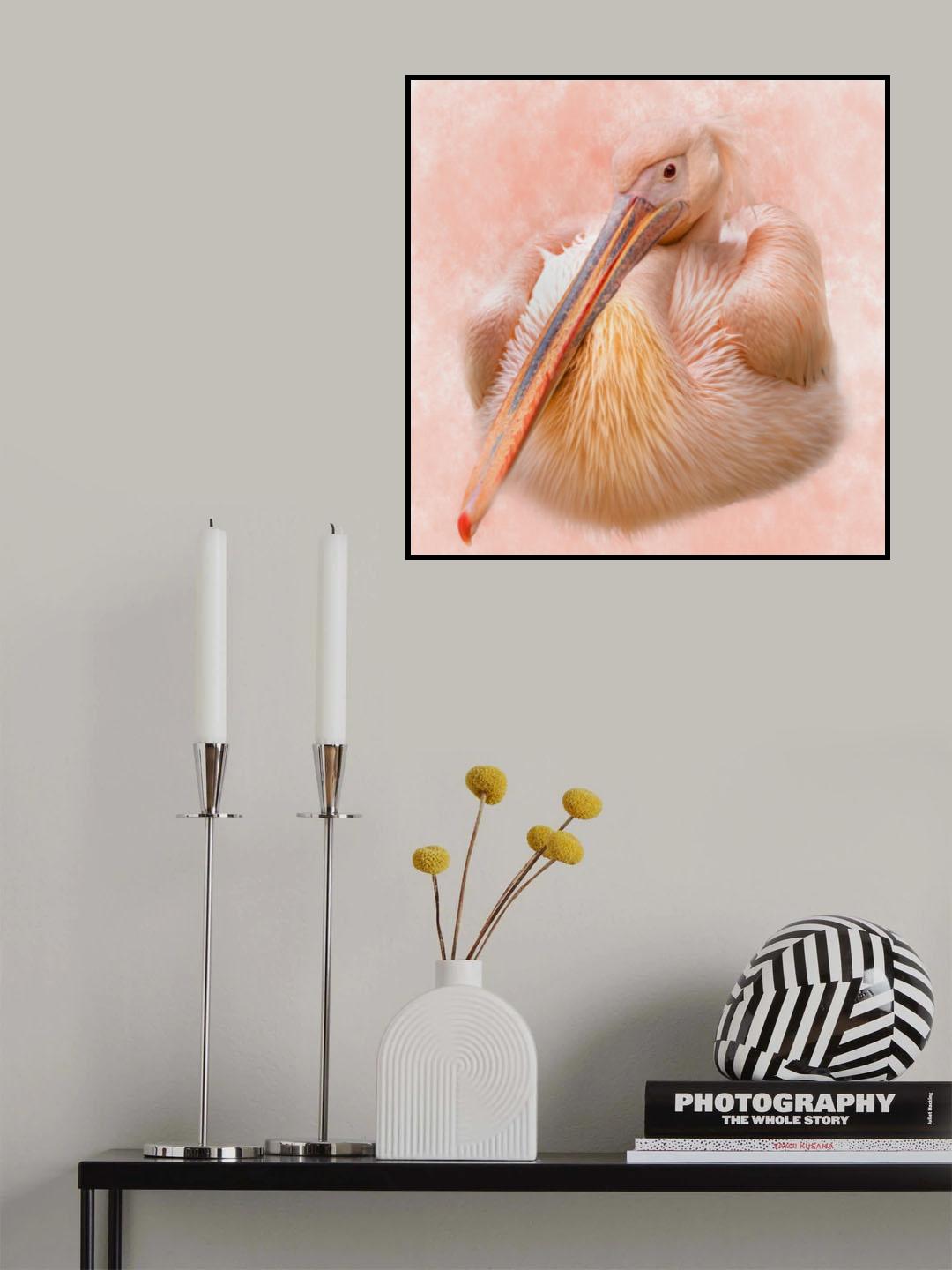 Pink Poster och Canvastavla