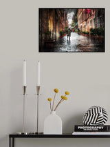 Via Margutta after the rain Poster och Canvastavla