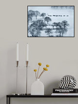 Grazing in winter Poster och Canvastavla