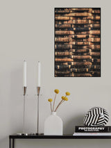 Wine Barrel Slats Poster och Canvastavla