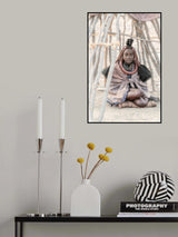 Karavi in her hut Poster och Canvastavla