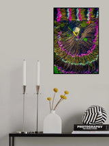 Harvesting water lilies Poster och Canvastavla