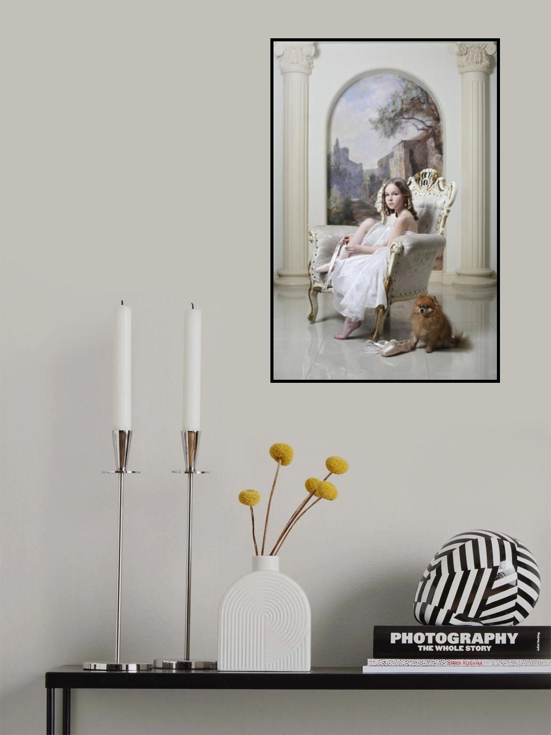 Little dancer and her dog Poster och Canvastavla