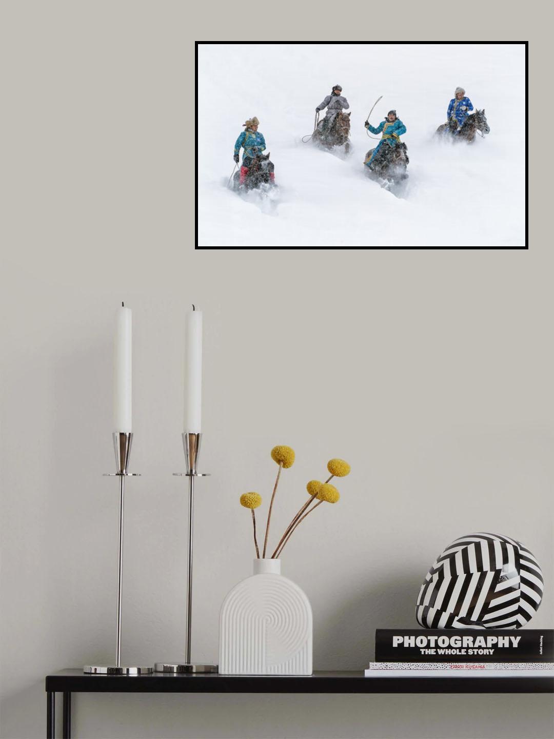 Dancing in the snow Poster och Canvastavla