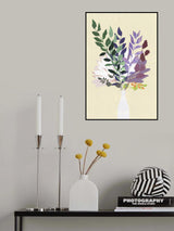 Dried Floral Milk Jug Poster och Canvastavla