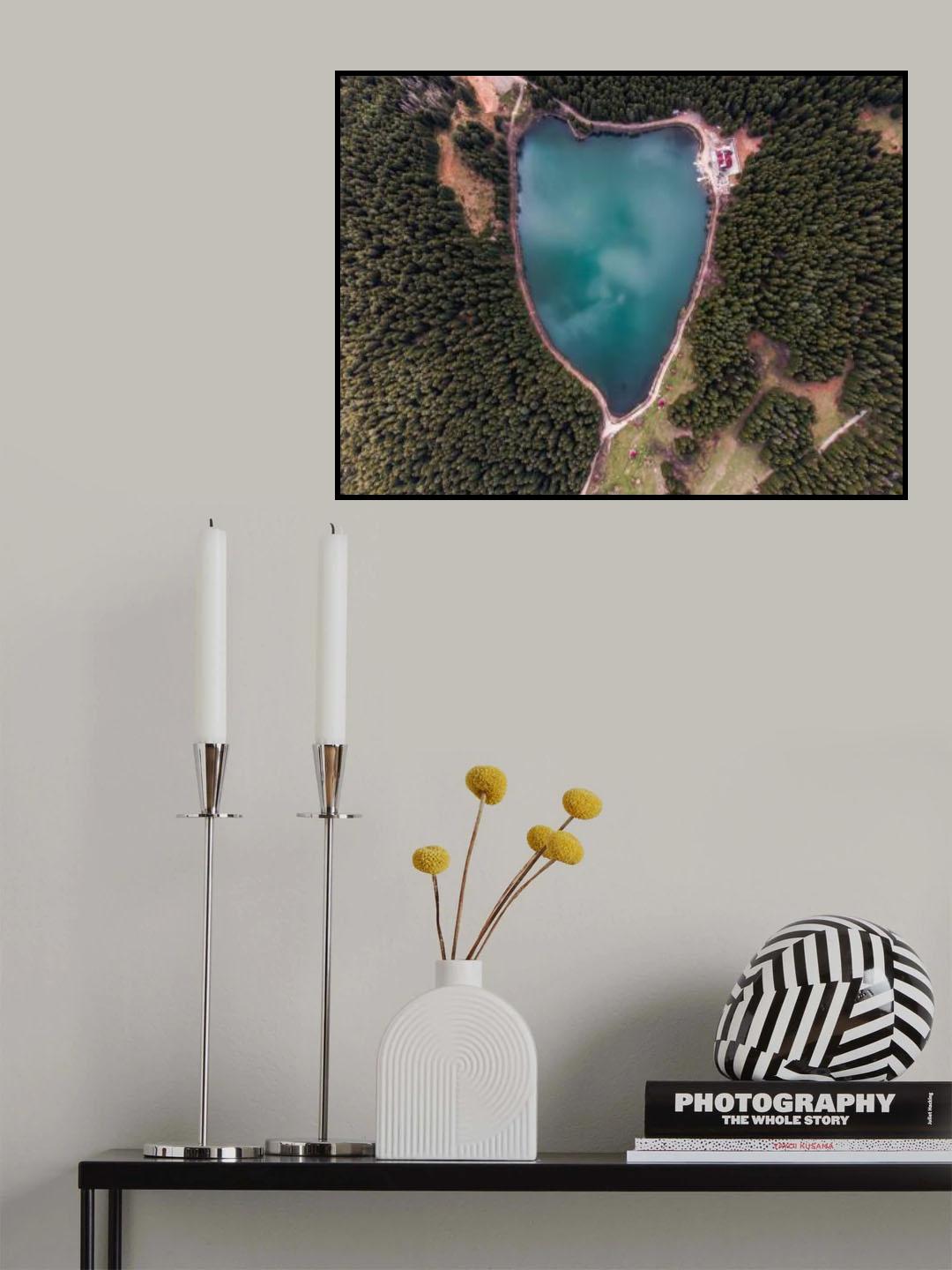 Just look 👀 and dream 💭 through karagöl/Artvin / Turkey Poster och Canvastavla