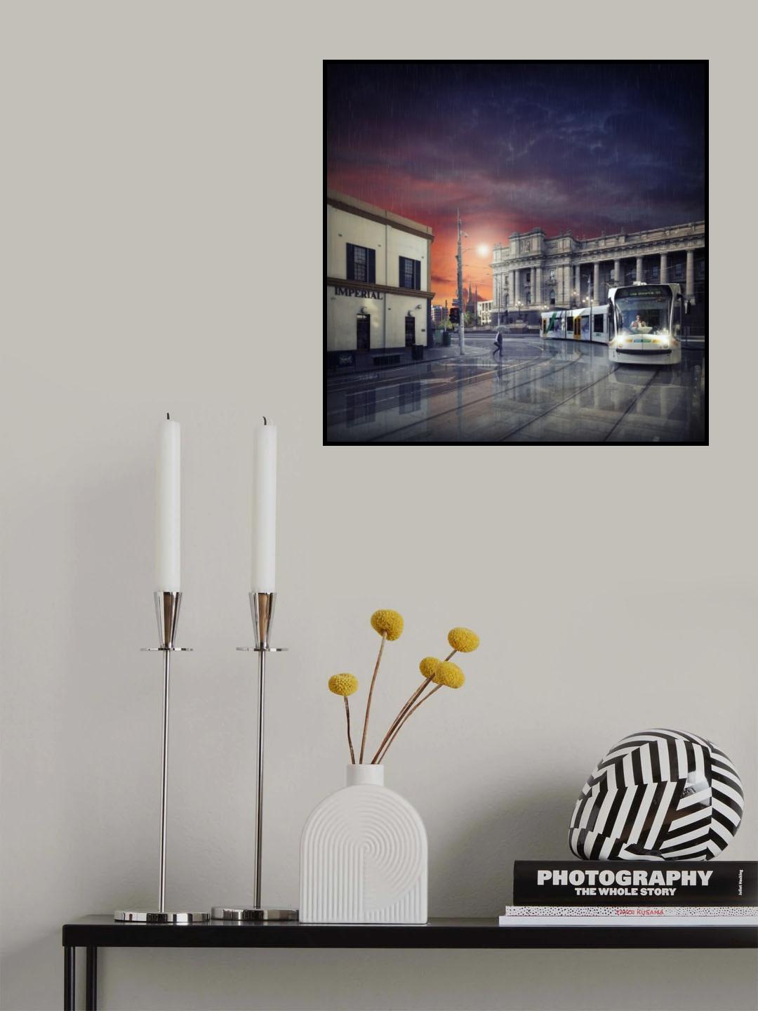 St Kilda via Bourke Poster och Canvastavla