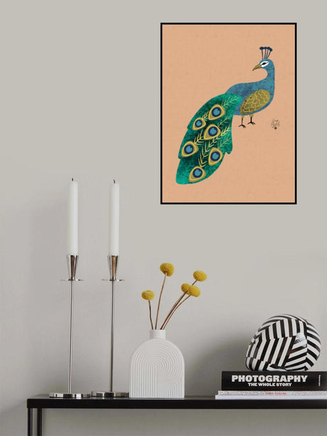 Peacock Erum Khalili.png Poster och Canvastavla