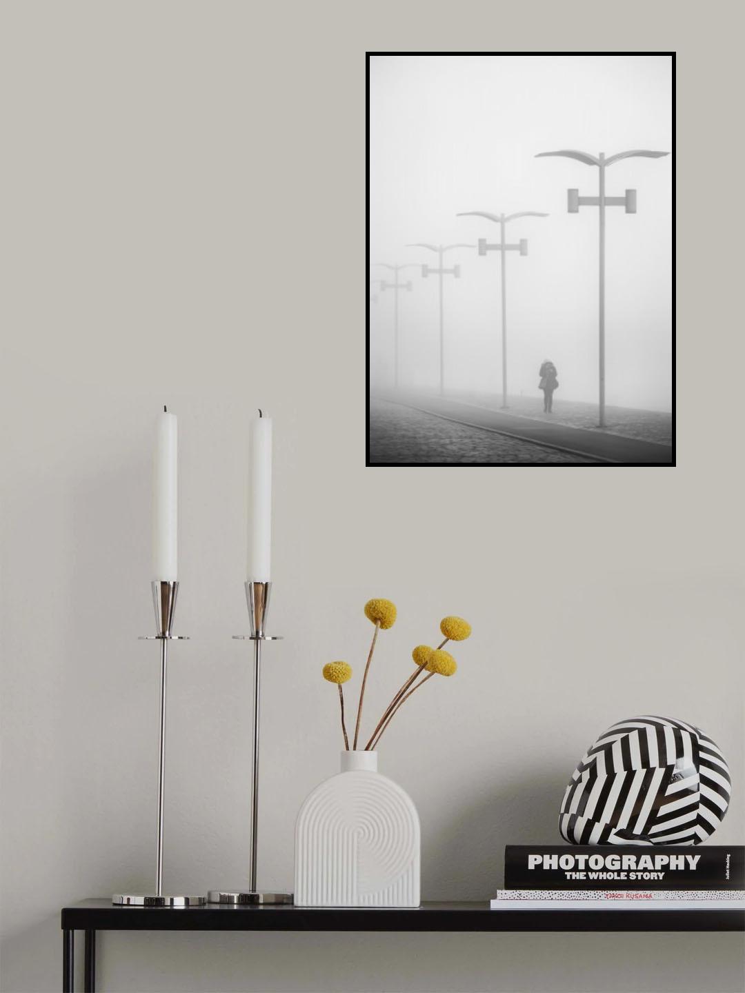 Walk in the fog. Poster och Canvastavla