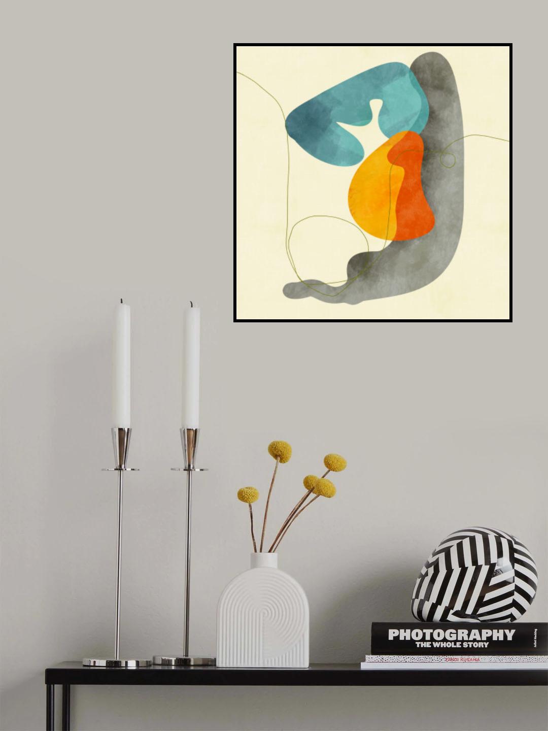 Shapes&lines2 Poster och Canvastavla