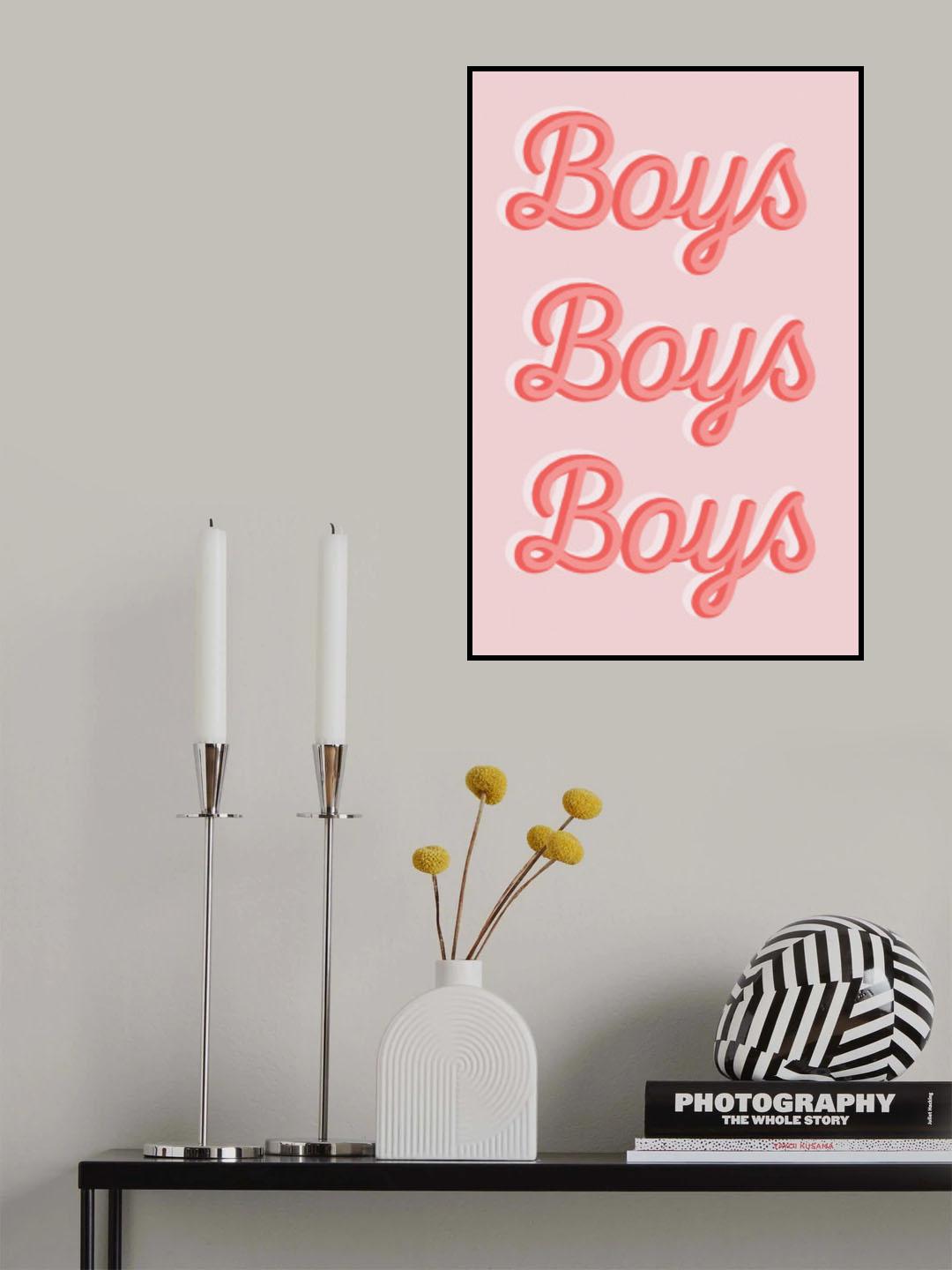 Boys Boys Boys Poster och Canvastavla