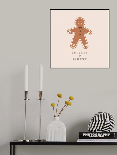Eat Drink & Be Merry Poster och Canvastavla