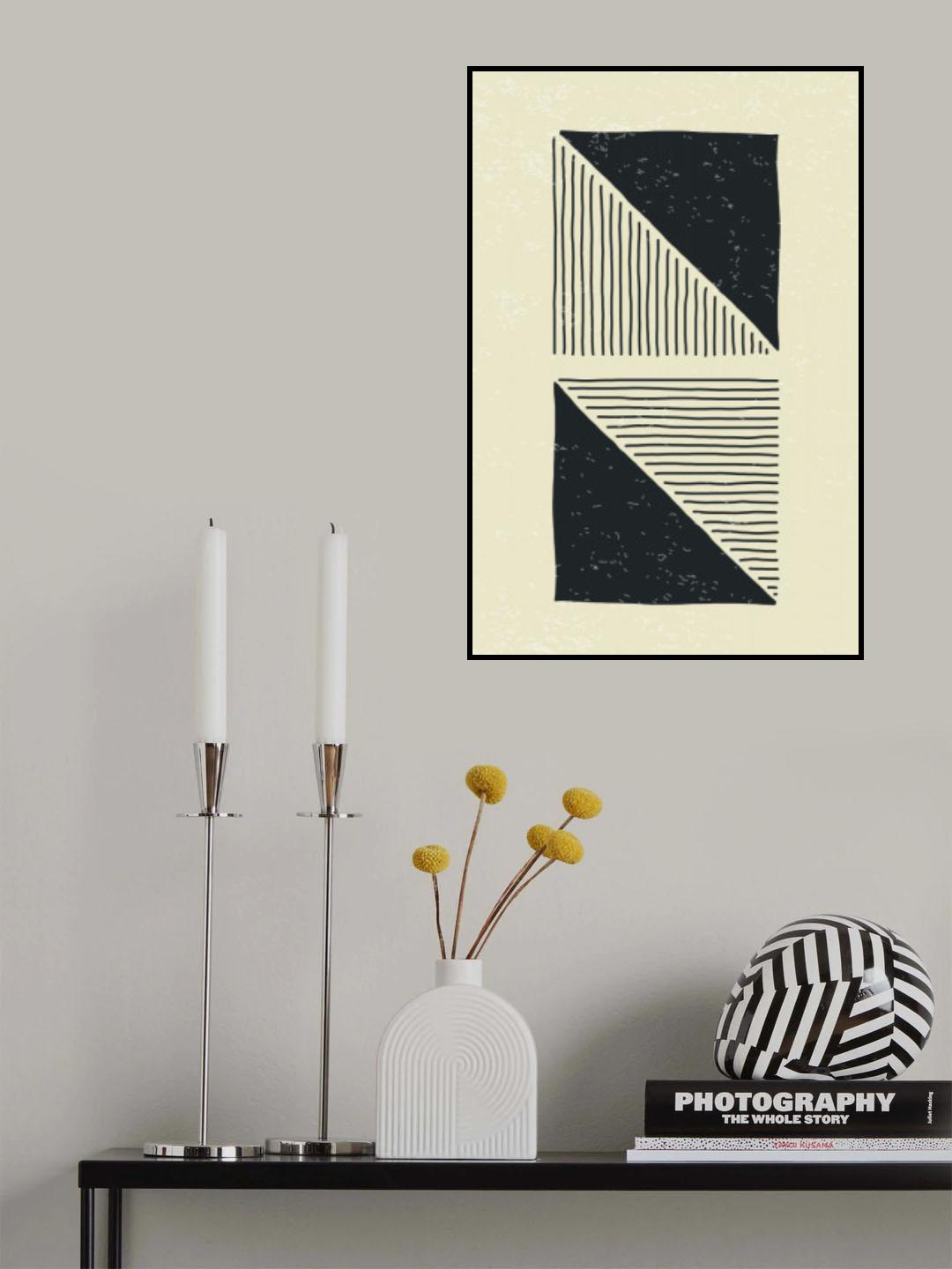 Black Triangles Series #3 Poster och Canvastavla