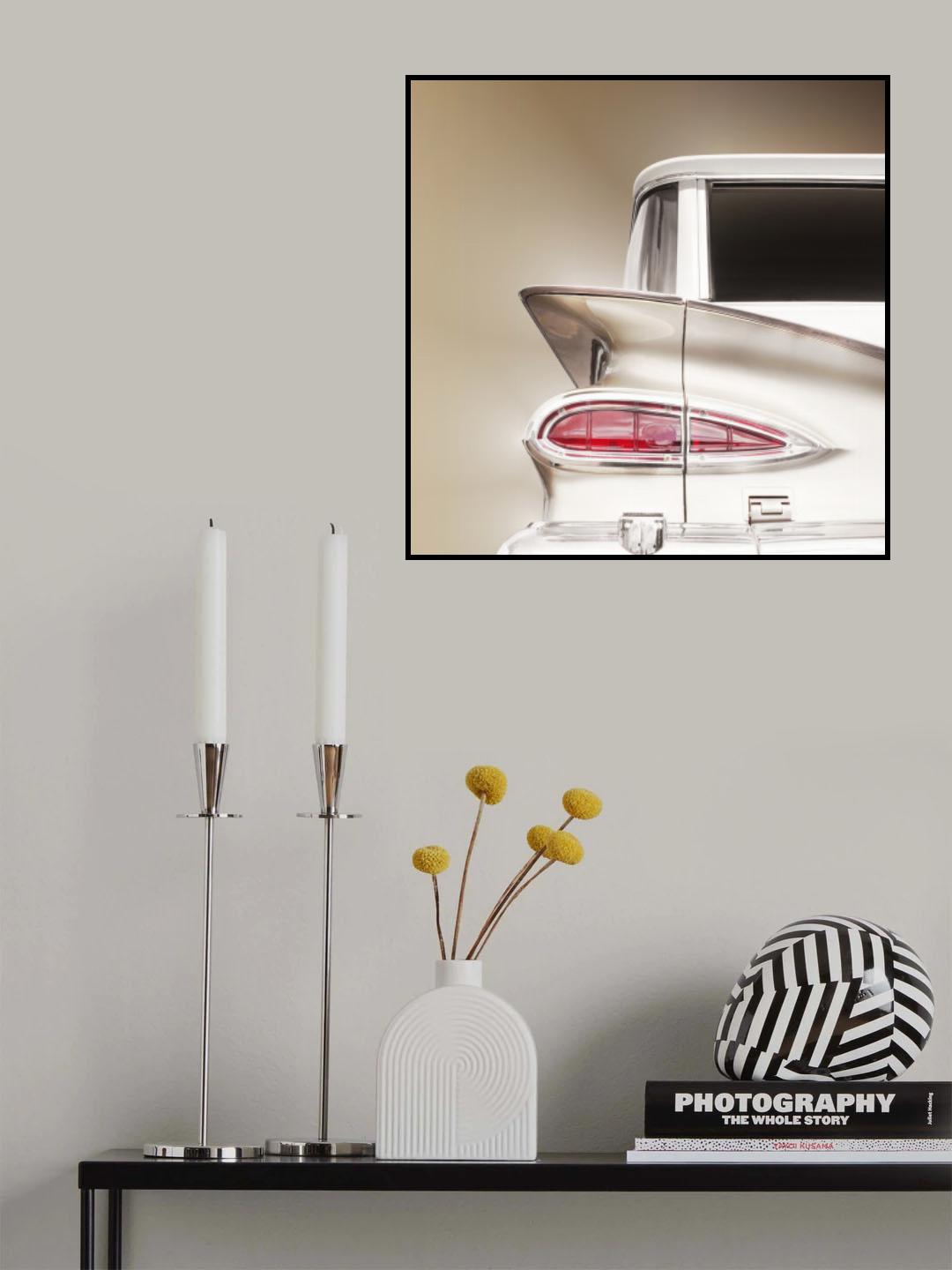 American classic station wagon Kingswood 1959 tail fin Poster och Canvastavla