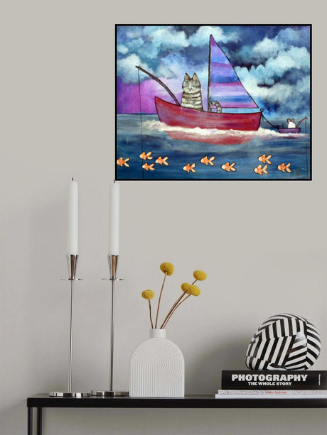 Fishing Poster och Canvastavla