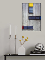 Mondrian Facade Poster och Canvastavla