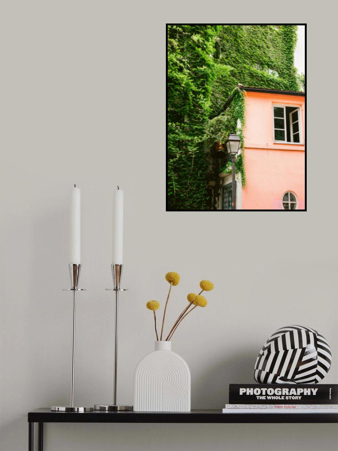 Green and Pink || Montmartre Paris Poster och Canvastavla