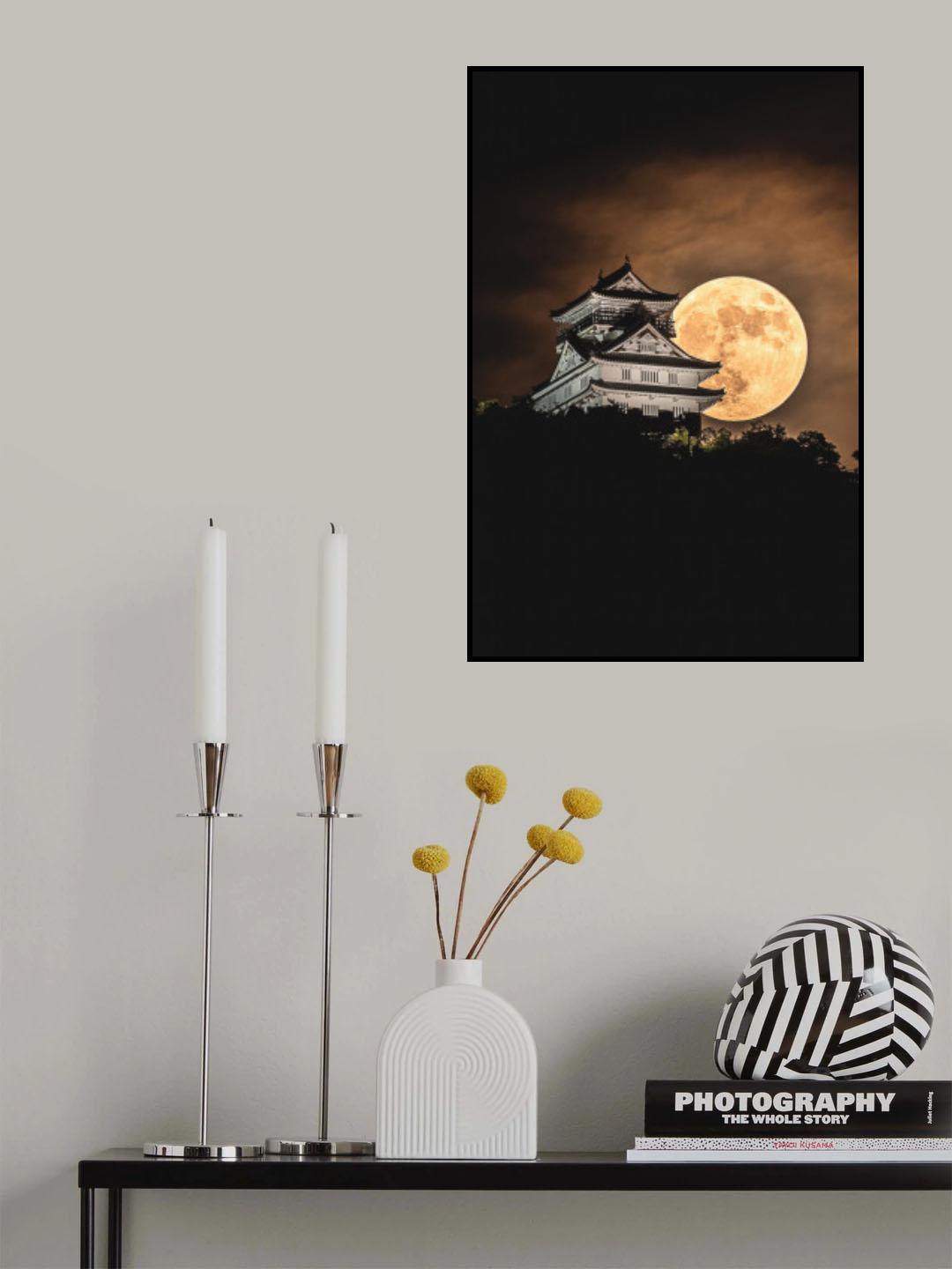 Moon castle Poster och Canvastavla