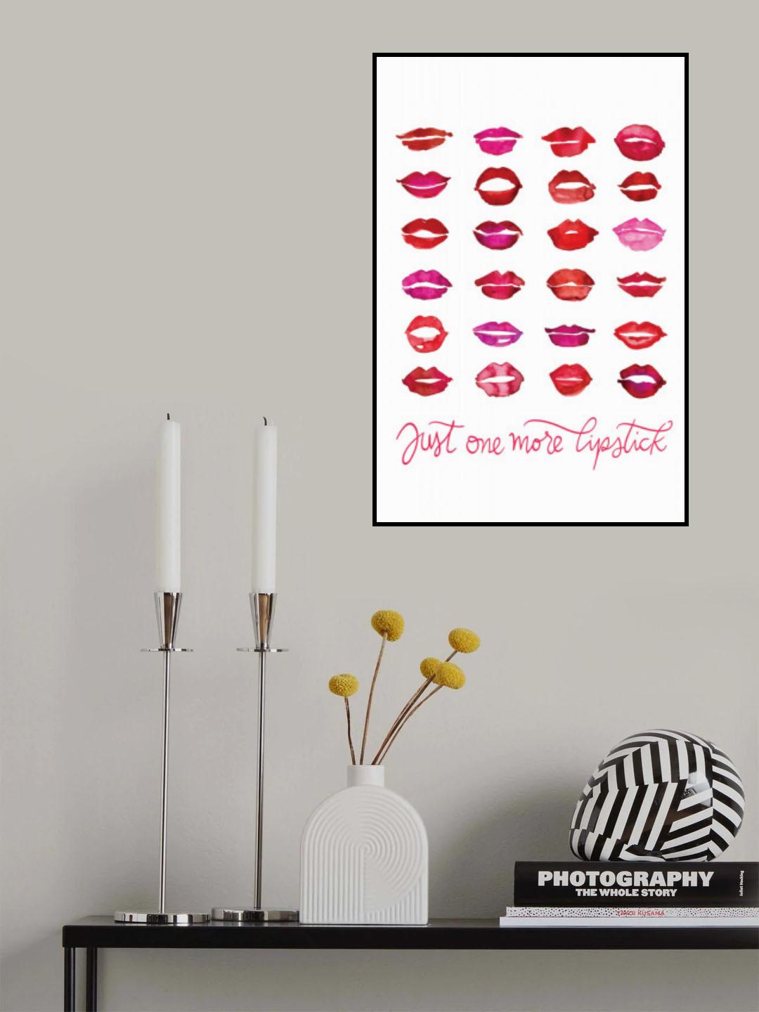Just one more lipstick Poster och Canvastavla