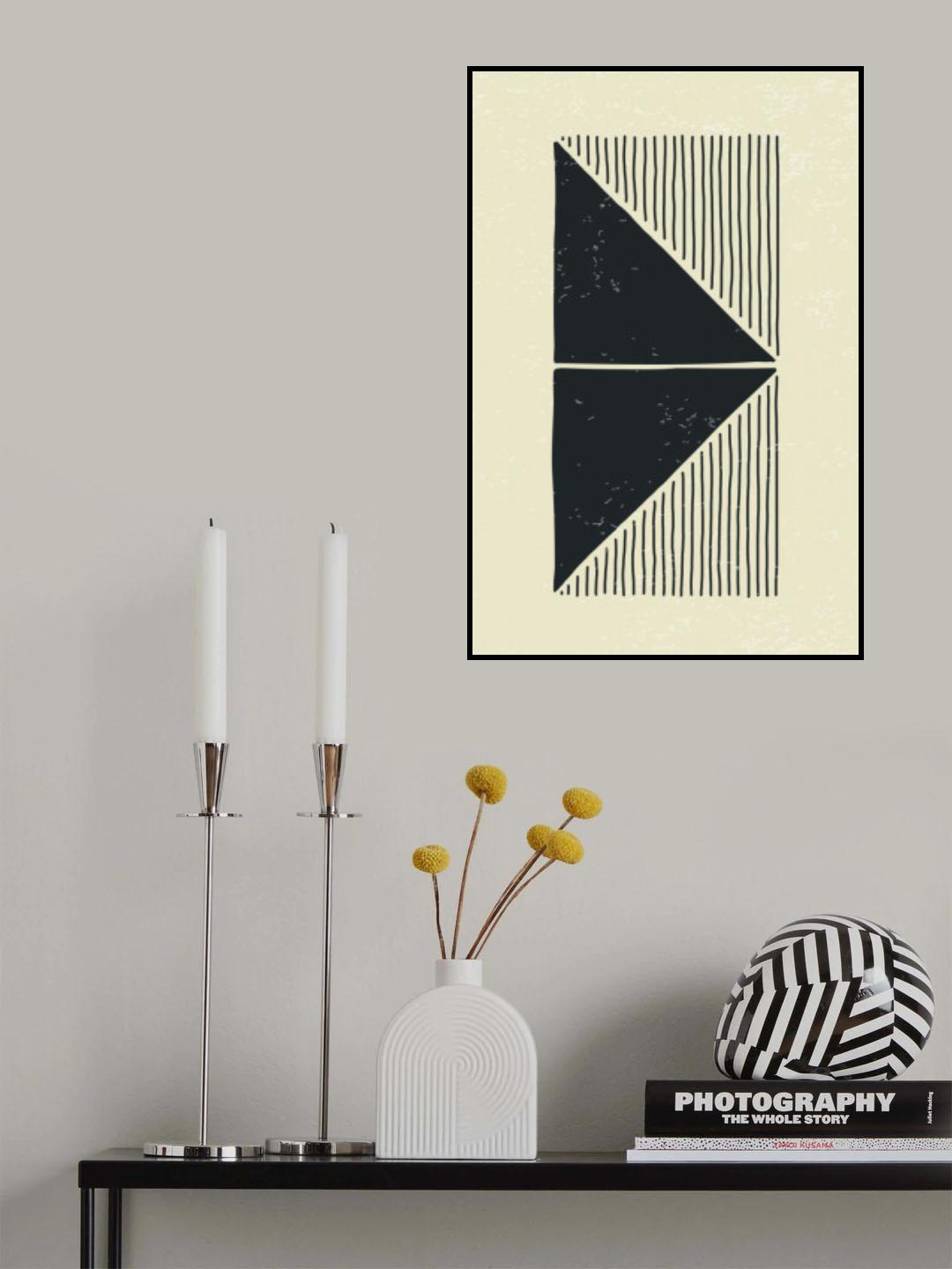 Black Triangles Series #4 Poster och Canvastavla