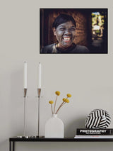 the tatooed chin woman Poster och Canvastavla