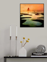 Not alone at the beach Poster och Canvastavla