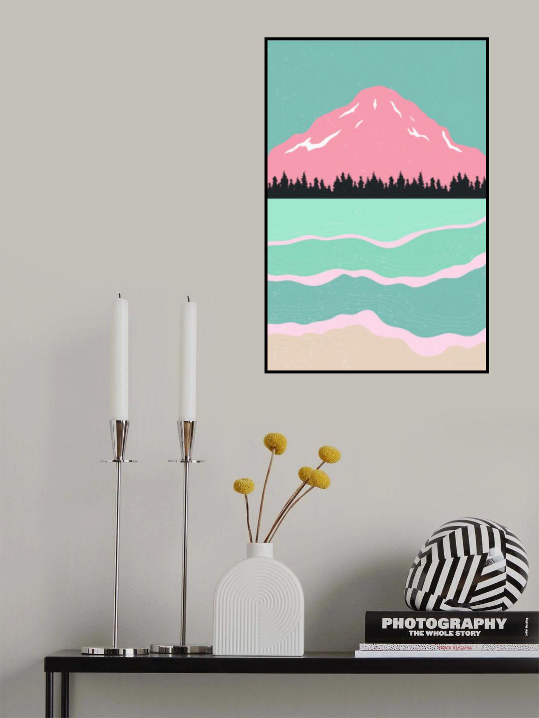 Minimal Mountains #2 Poster och Canvastavla