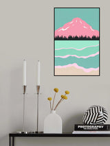 Minimal Mountains #2 Poster och Canvastavla