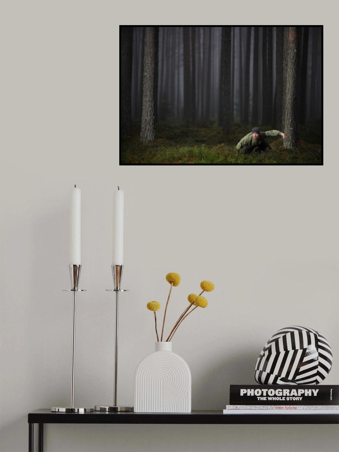 Carefully through the mist Poster och Canvastavla