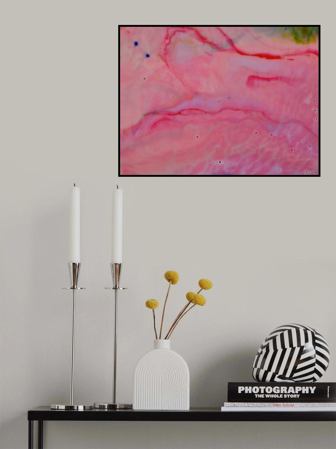 abstract acrylic colors Poster och Canvastavla