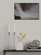 beautiful waterfall in the nature Poster och Canvastavla